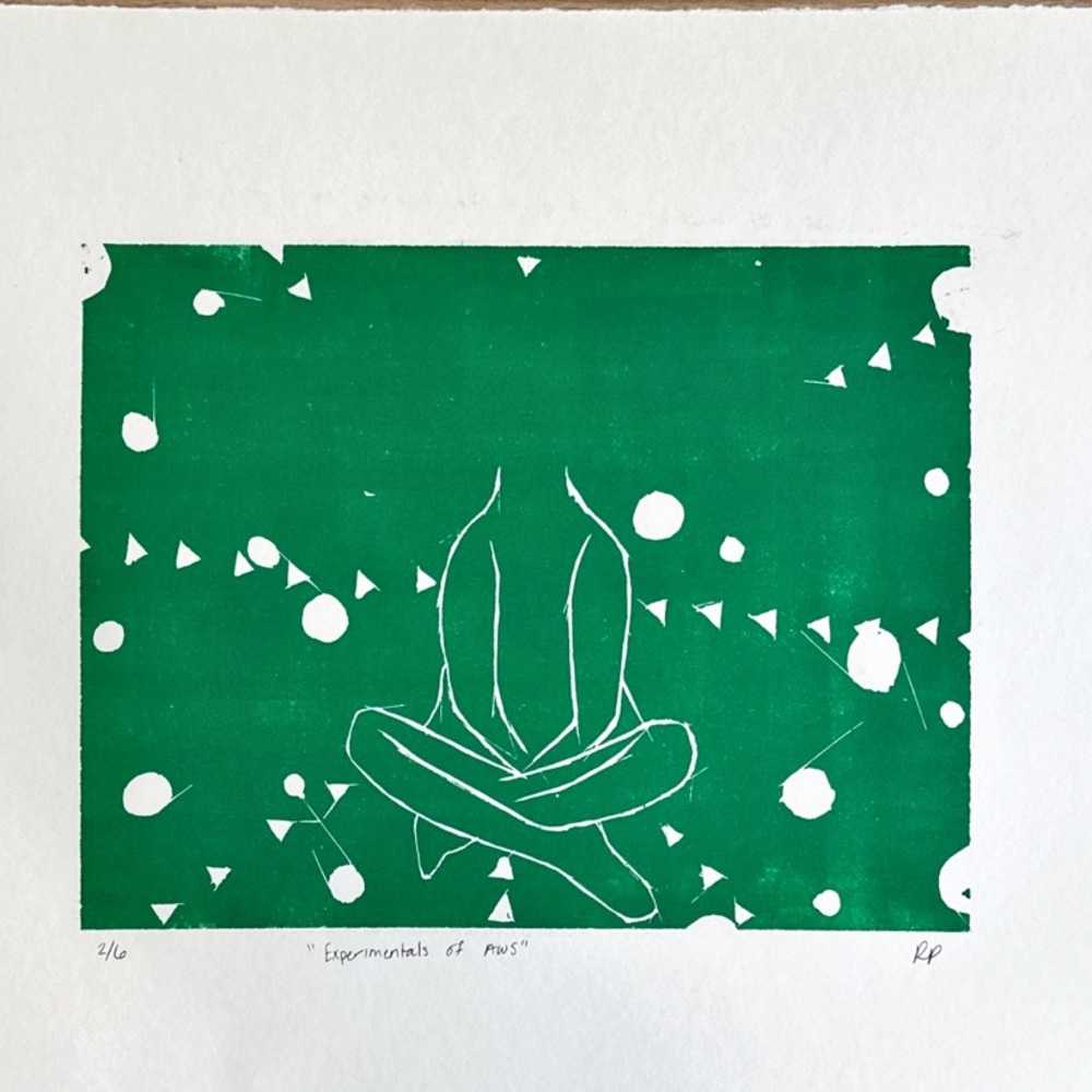 Green Abstract Art Print